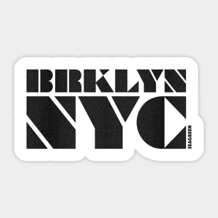 BRKLYN NYC Sticker